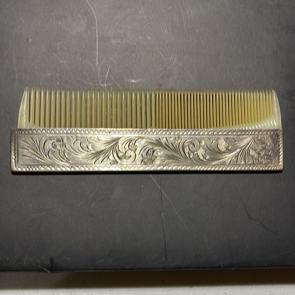 Vintage Silver Comb - Picture 2 of 2